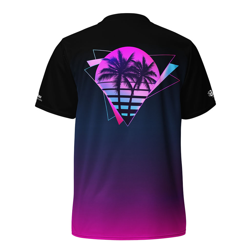 Miniaturbild: recyceltes quick-dry T-Shirt Wakeboard Ridershirt mit UV Schutz PALMS