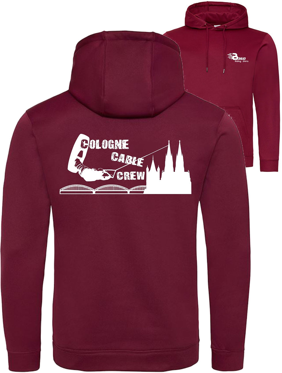 Miniaturbild: windabweisender quick-dry Riding Hoodie Cologne CableCrew