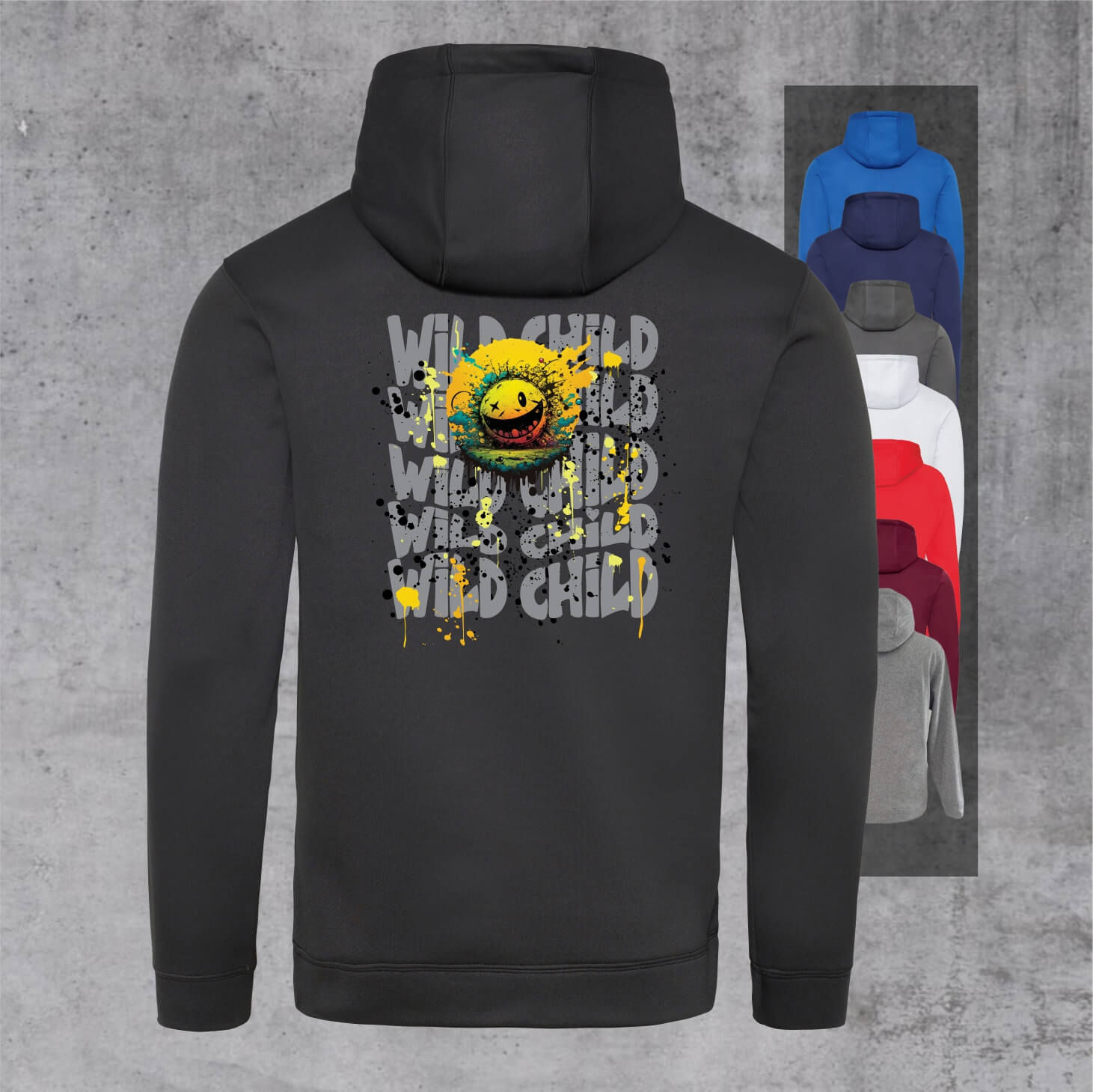 windabweisender quick-dry Wakeboard Riding Hoodie WILD CHILD