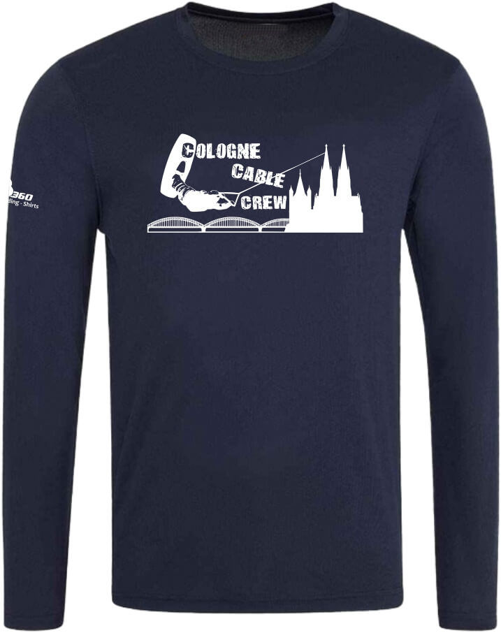 Miniaturbild: lockeres quick-dry Longsleeve Ridershirt mit UV Schutz Cologne Cable Crew