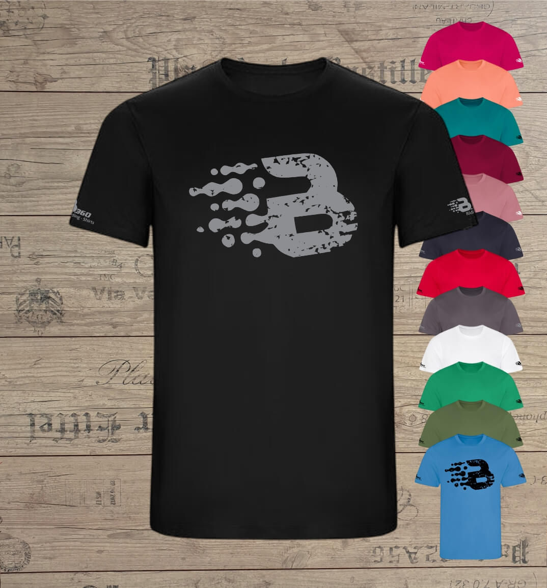 quick-dry T-Shirt Wakeboard Ridershirt mit UV Schutz "B"360