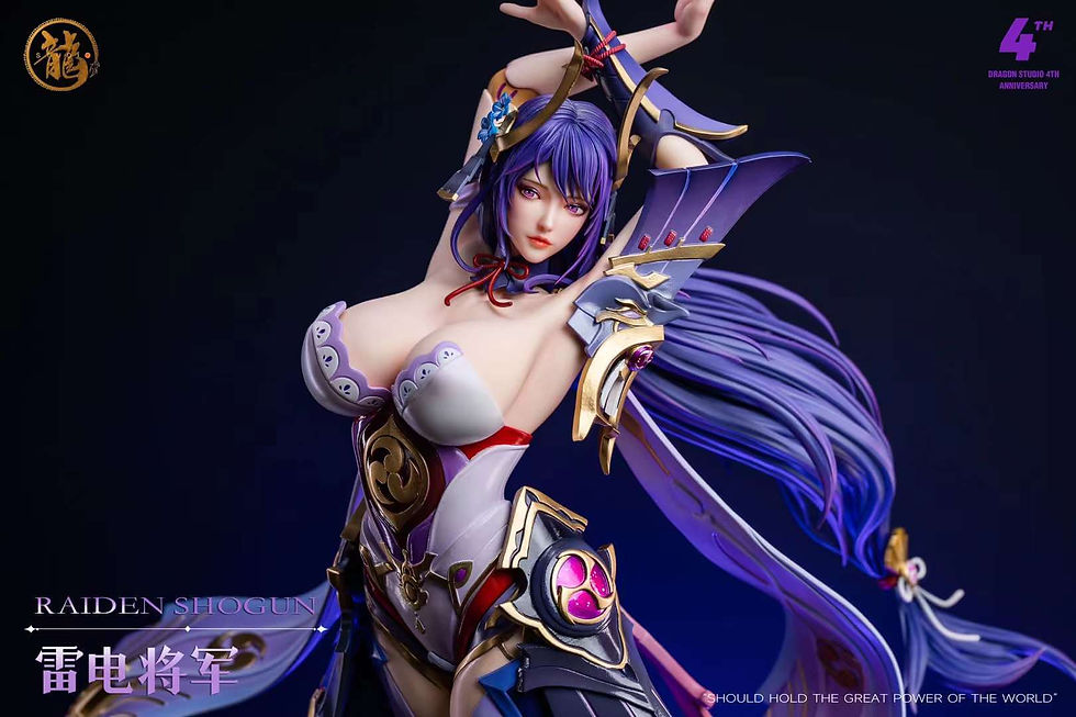 Thumbnail: Dragon Studio - Genshin Impact - Raiden Shogun Resin Statue GK Figure Worldwide