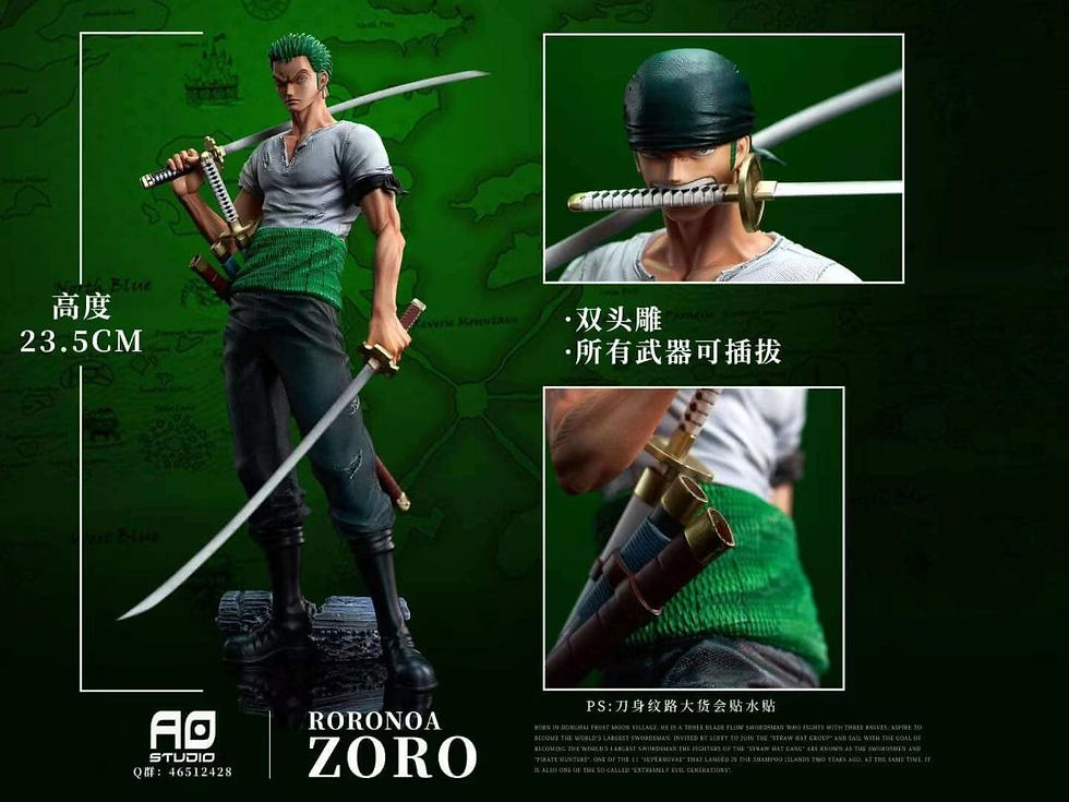 Thumbnail: Roronoa Zoro One Piece Resin Statue (Pre-Order) | AO Studio