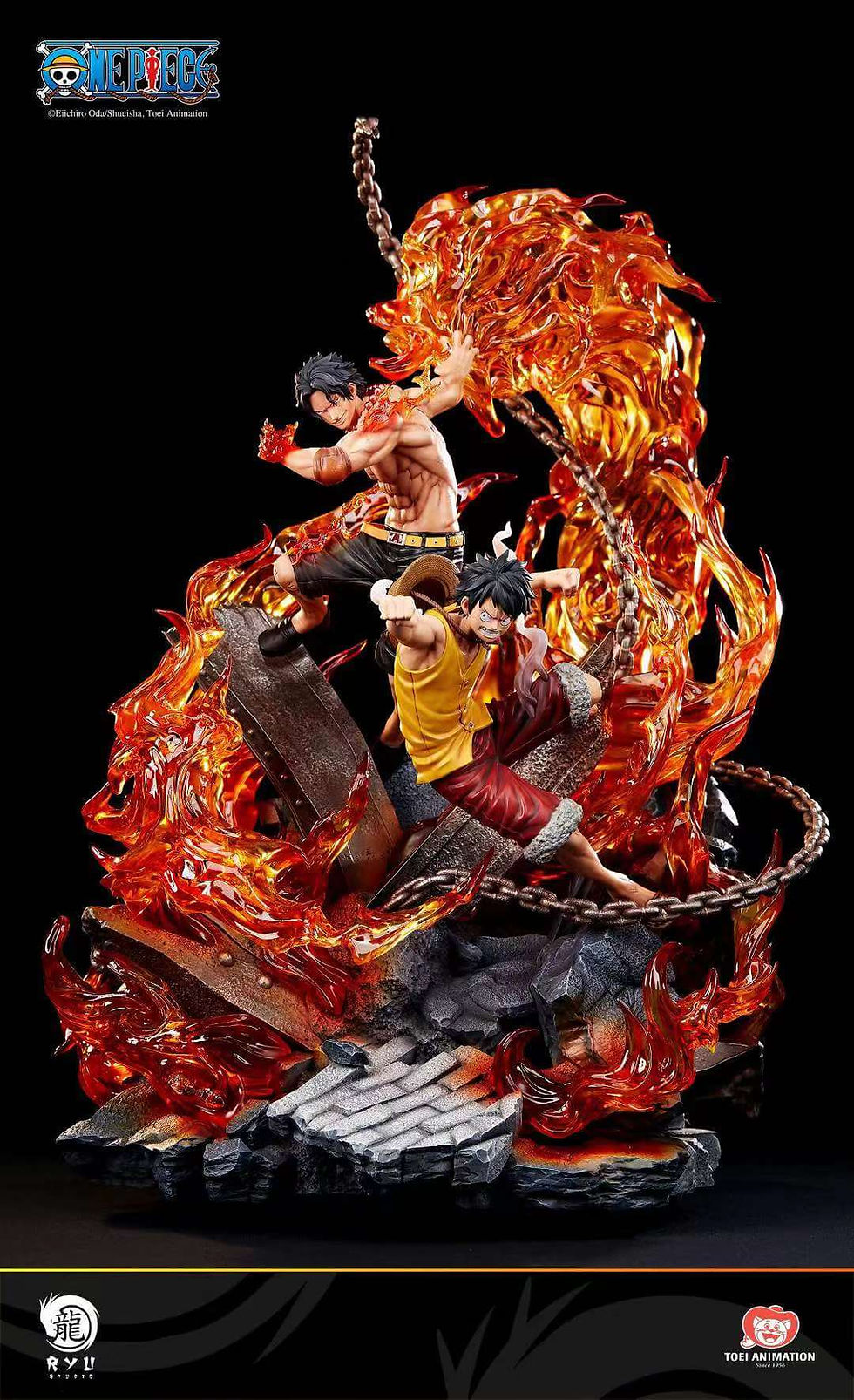 Thumbnail: Licensed by: Toei Animation - Luffy & Ace One Piece Resin Statue (Pre-Order)