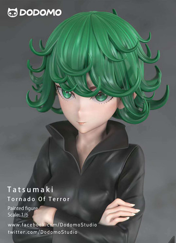 きなこ dodomo studio タツマキ PRE-ORDER】 Dodomo Studio - One Punch Man – Tatsumaki Resin Statue