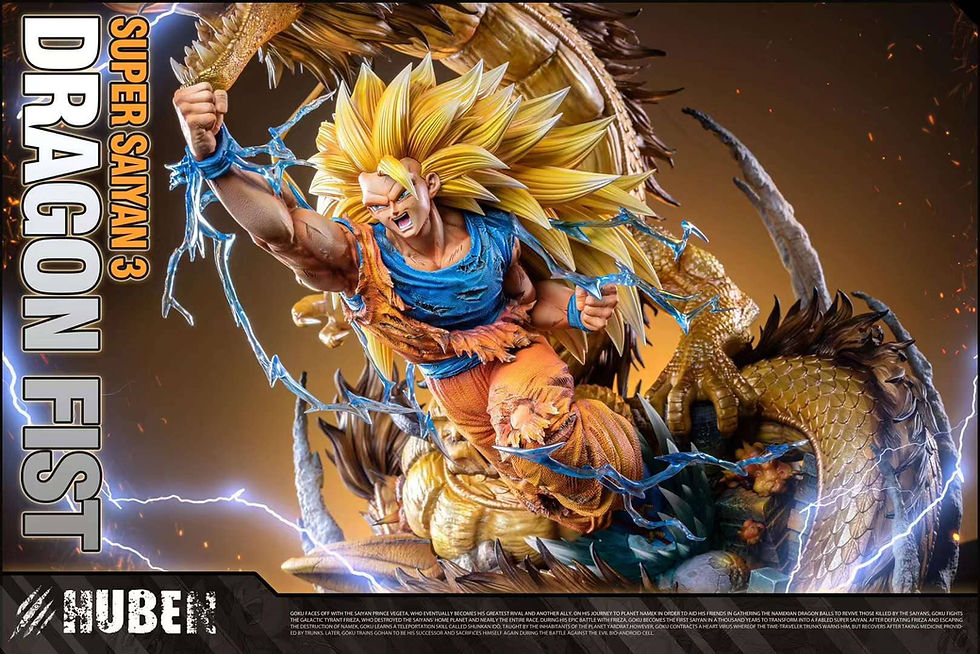 Thumbnail: Super Saiyan 3 Goku Dragon Fist Dragon Ball Resin Statue (Pre-Order) | HuBen
