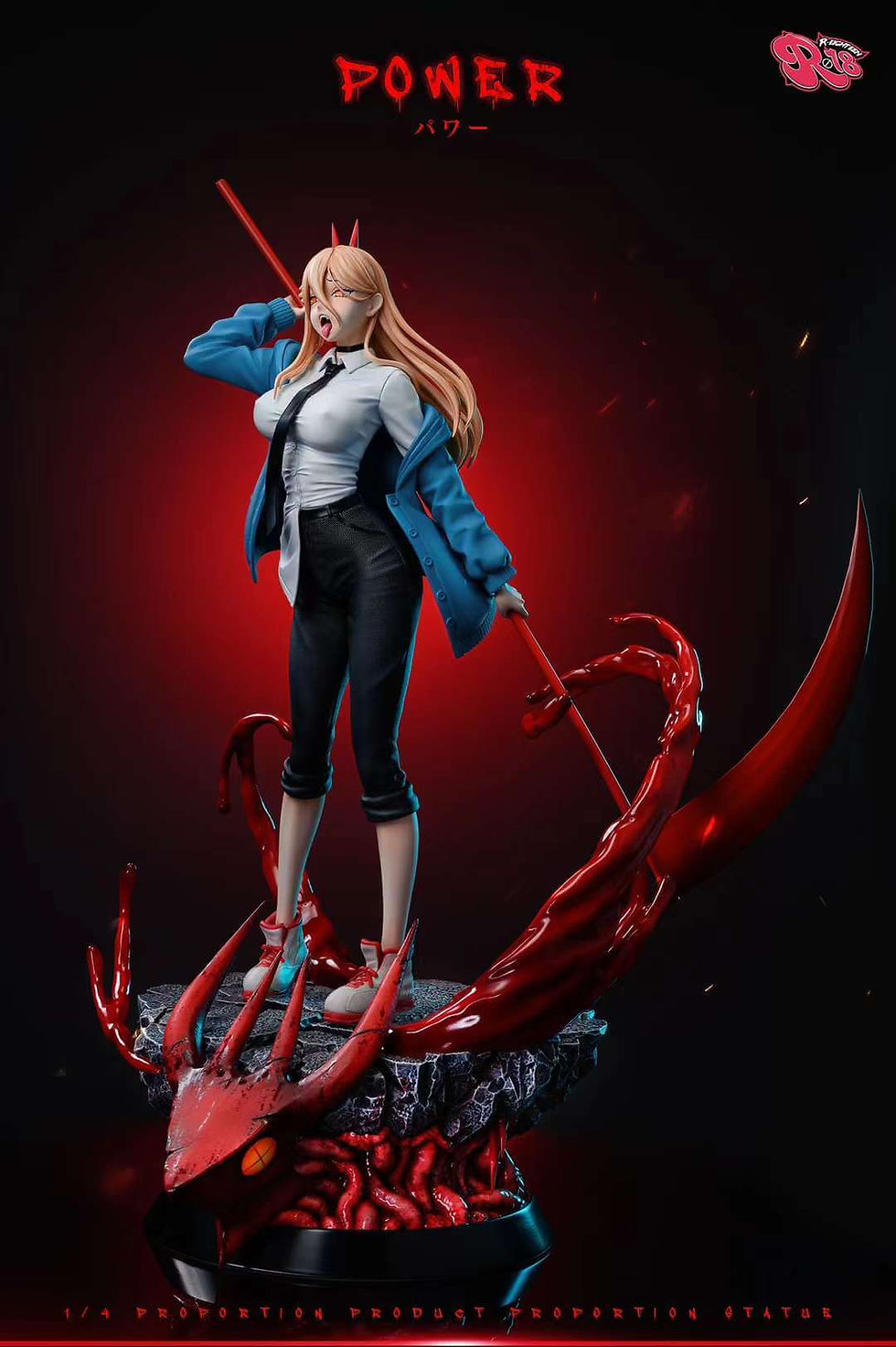 Thumbnail: R18 Studio - Chainsaw Man - Power Resin Statue GK Figure Worldwide