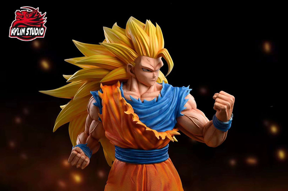 Thumbnail: Super Saiyan 3 Goku Dragon Ball Resin Statue (Pre-Order) | Kylin Studio