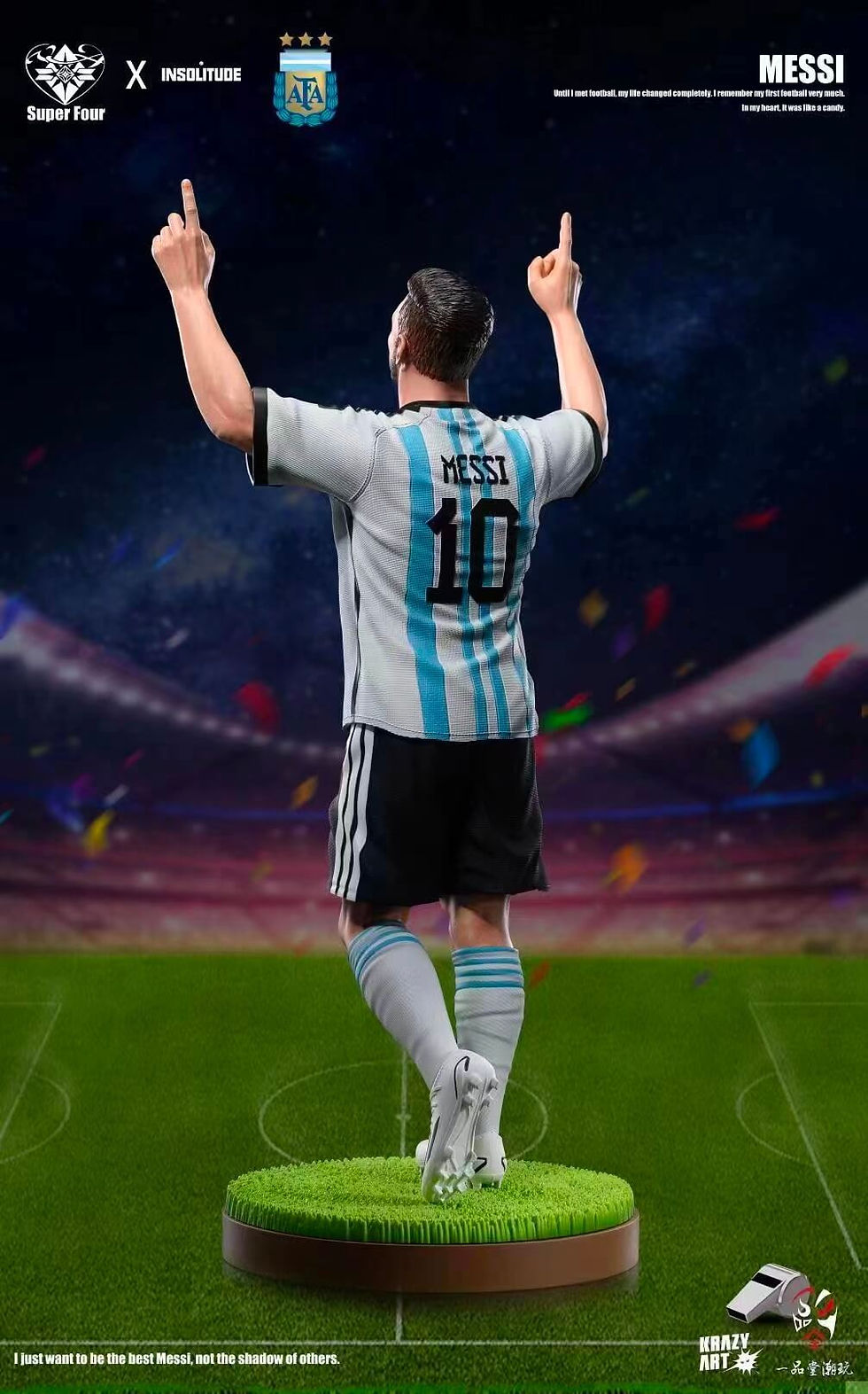 Thumbnail: Super Four Studio-Lionel Messi Worldcup Champion 1/6 Resin Statue (Pre-Order)