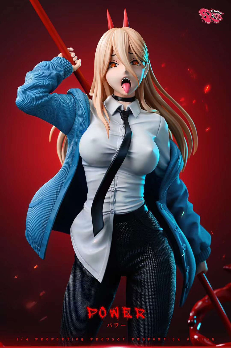 Thumbnail: R18 Studio - Chainsaw Man - Power Resin Statue GK Figure Worldwide