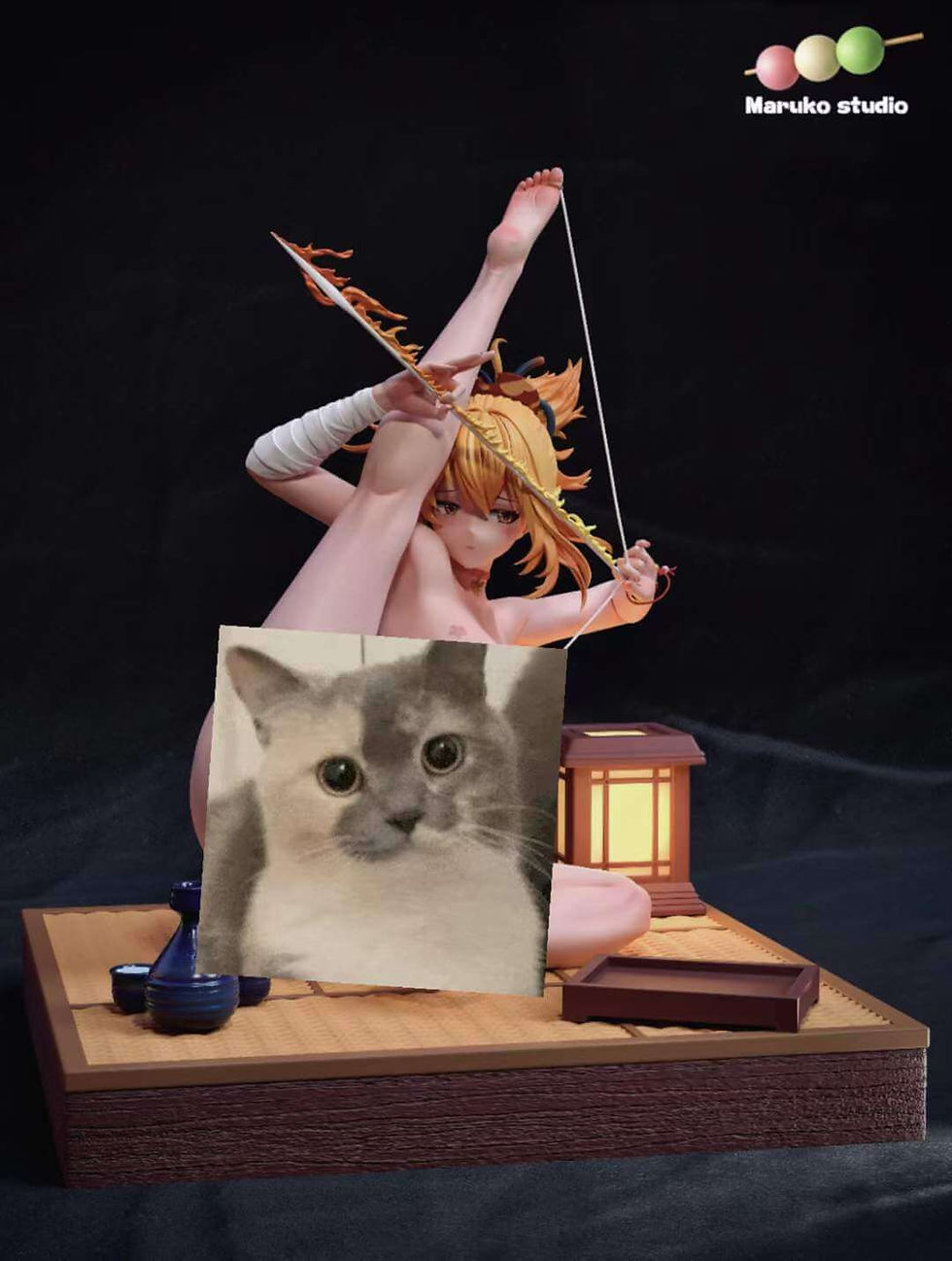 【READY STOCK】 Maruko Studio - Genshin Impact - Yoimiya Resin Statue GK Figure