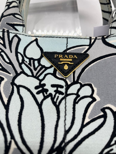 Prada Prada Borsa Stampata a Fiori immagine 5