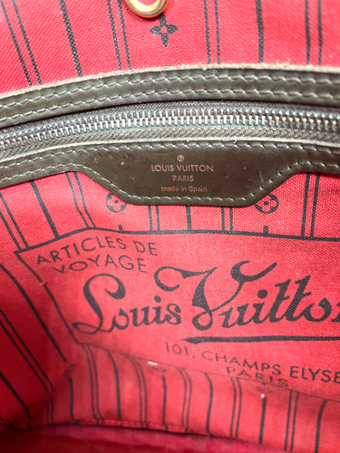 Louis Vuitton Louis Vuitton Neverfull Damier Ébène immagine 6