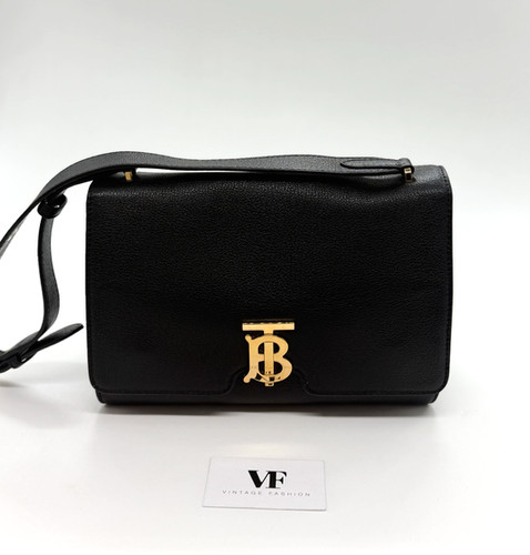 Burberry Burberry Borsa Alice TB – borsa vintage Eccellente, Rubino, Vitello