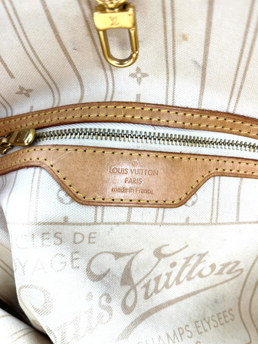 Louis Vuitton Louis Vuitton Neverfull Damier Azur PM immagine 6