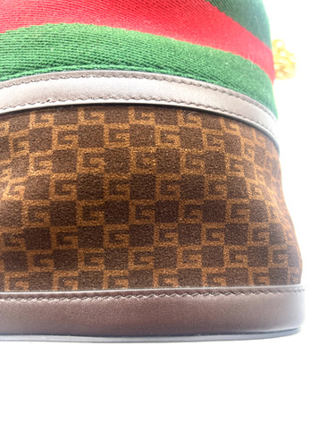 Gucci Gucci Secchiello marmont chain bucket small immagine 4