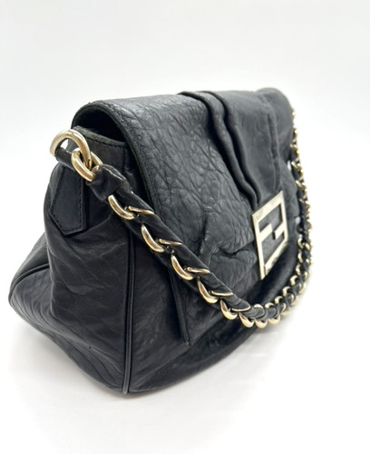 Fendi Fendi Big Mama – borsa vintage Eccellente, Grigio, Vitello Box