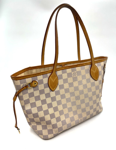 Louis Vuitton Louis Vuitton Neverfull Damier Azur PM immagine 2