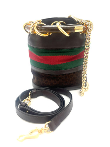 Gucci Gucci Secchiello marmont chain bucket small