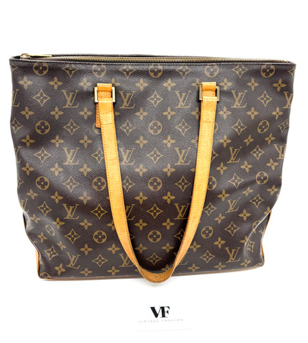 Louis Vuitton Louis Vuitton Cabas Mezzo – borsa vintage Molto Buono, Verde, Pelle Matelassé