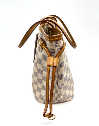 Louis Vuitton Louis Vuitton Neverfull Damier Azur PM immagine 4