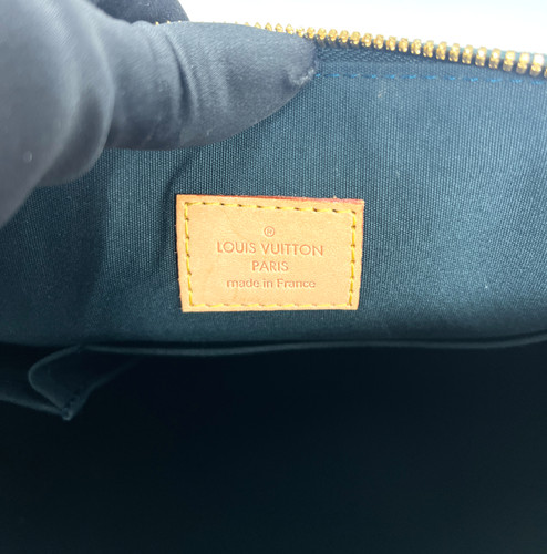 Louis Vuitton Louis Vuitton Vert Vernis Alma GM immagine 6