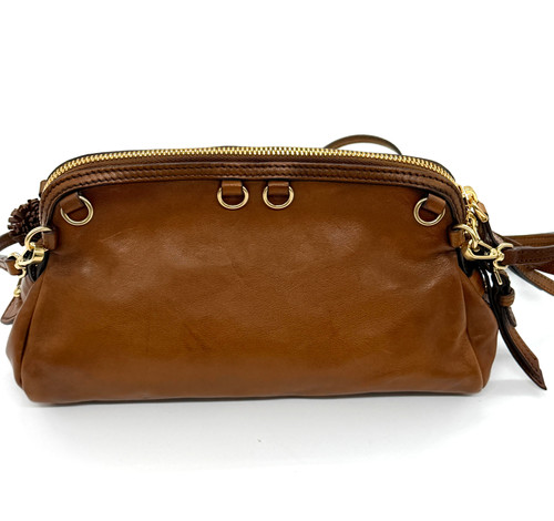 Miu Miu MiuMiu Pochette Caprice in pelle immagine 3