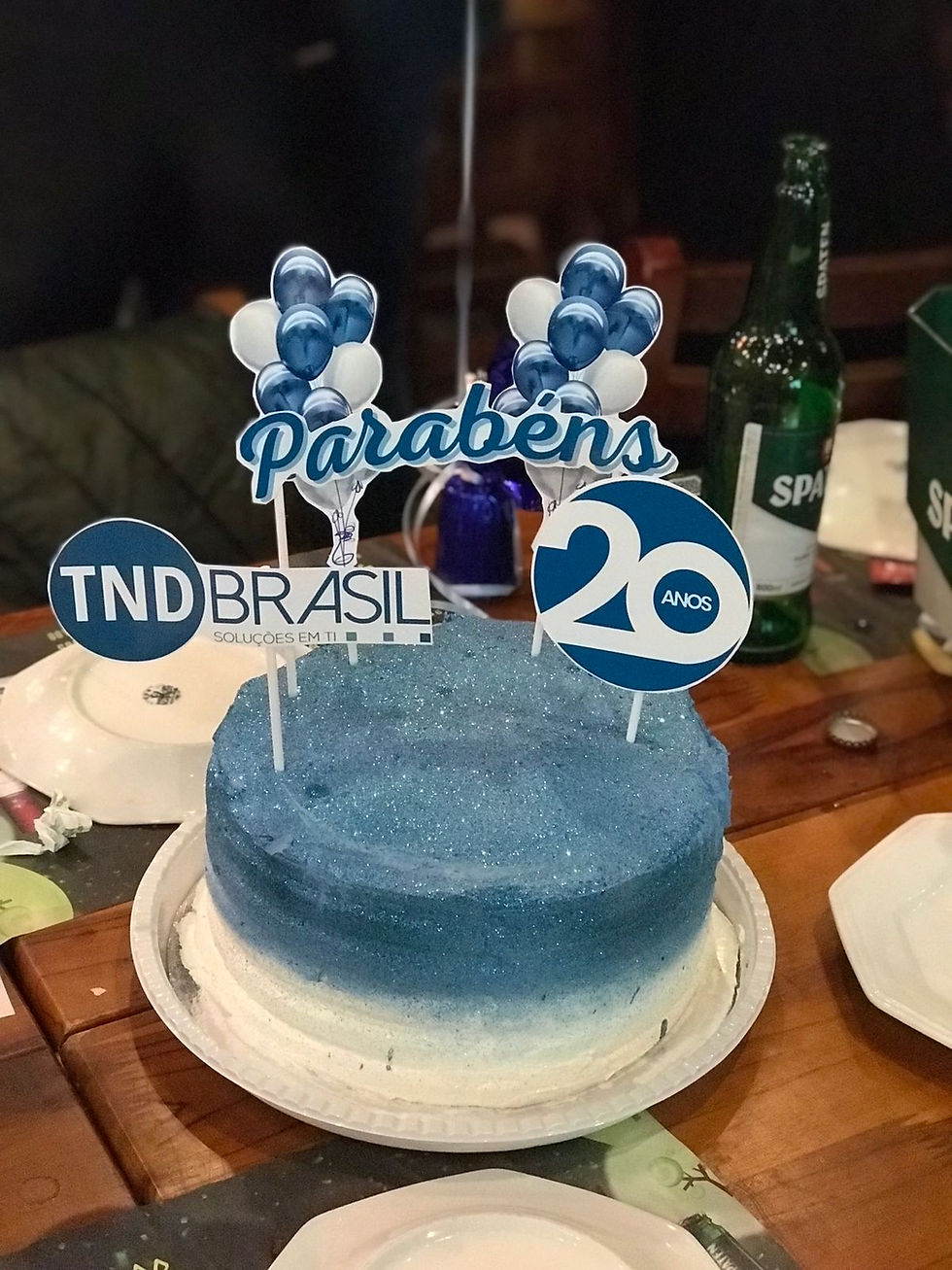 Bolo Corporativo - 20 Anos TND Brasil