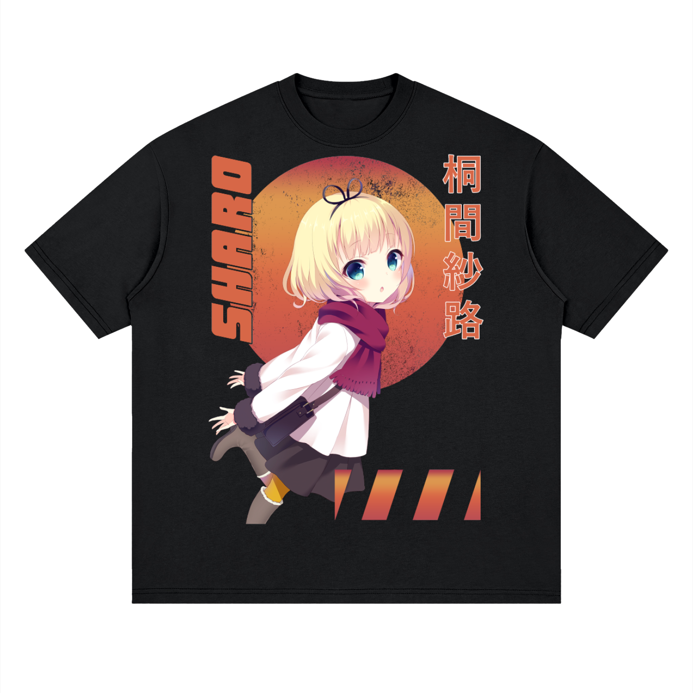 Sharo Kirima Winter Anime T-Shirt – Cute Blonde Waifu Graphic Tee | Japanese Kaw