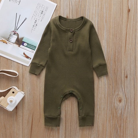 Thumbnail: Baby long-sleeve jumpsuit