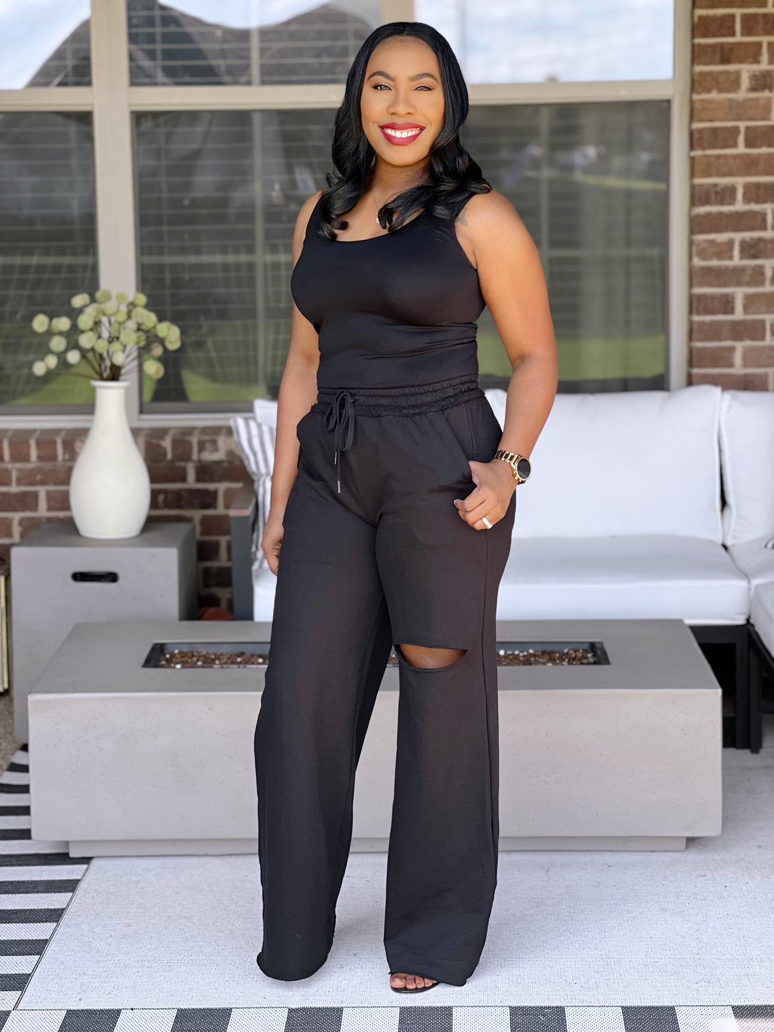 Scoop Neck Seamless Tank Top