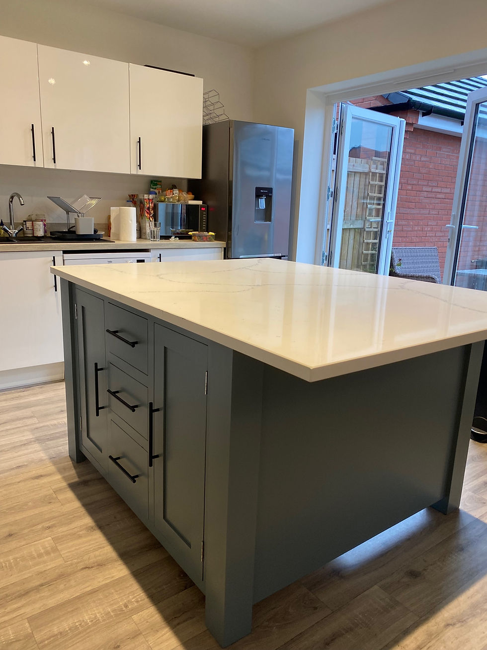 Thumbnail: Kitchen Island with Quartz Worktop 