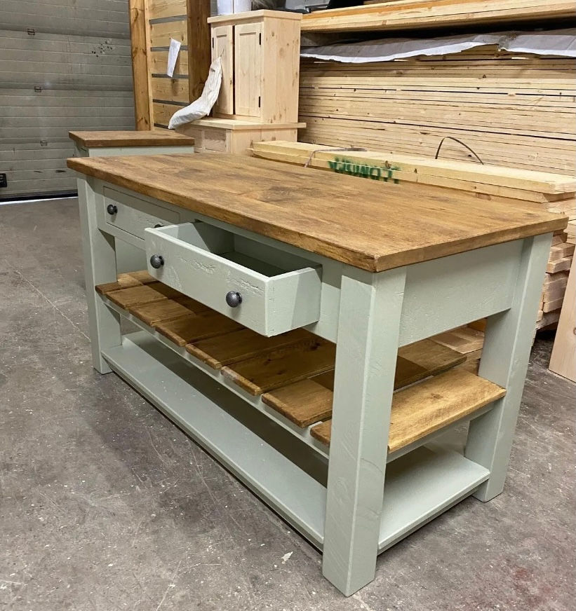 4 Drawer Island  h90cm  w200cm  d80cm (any size) 
