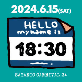 6/15 (sat) 18:30 似顔絵予約!! 2024