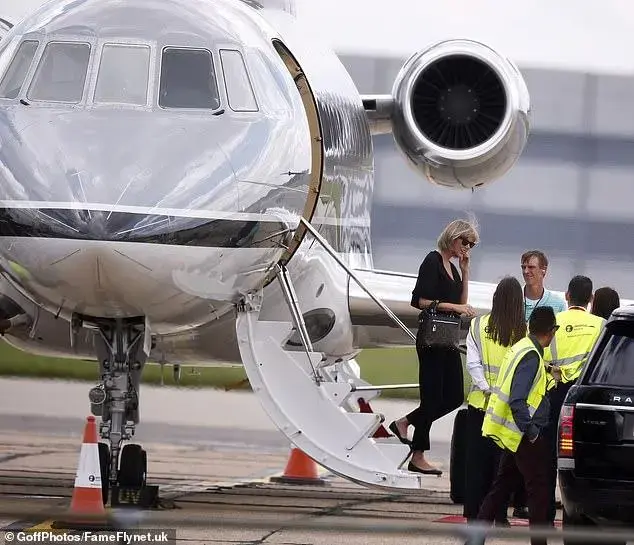 Taylor Swift and her very ethical private jet [Image credit: Goff Photos]
