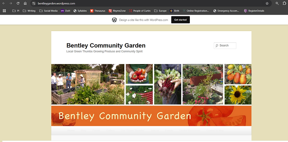 Bentley Community Garden