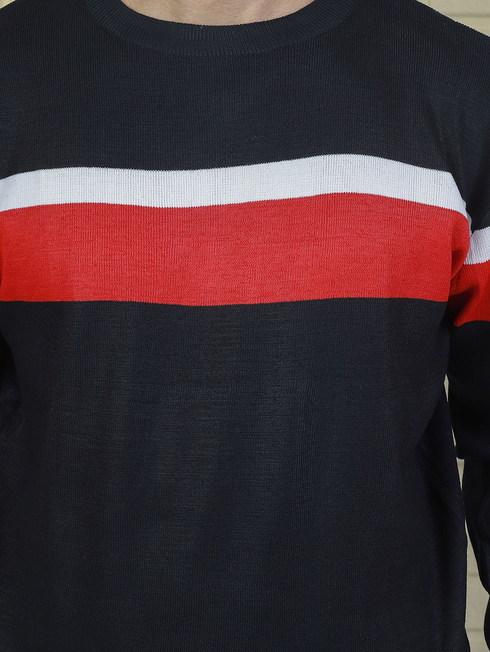 Miniatura: Suéter de gola redonda moda masculina 2023