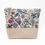 Miniature : Pochette imprimée "fleurs" violette