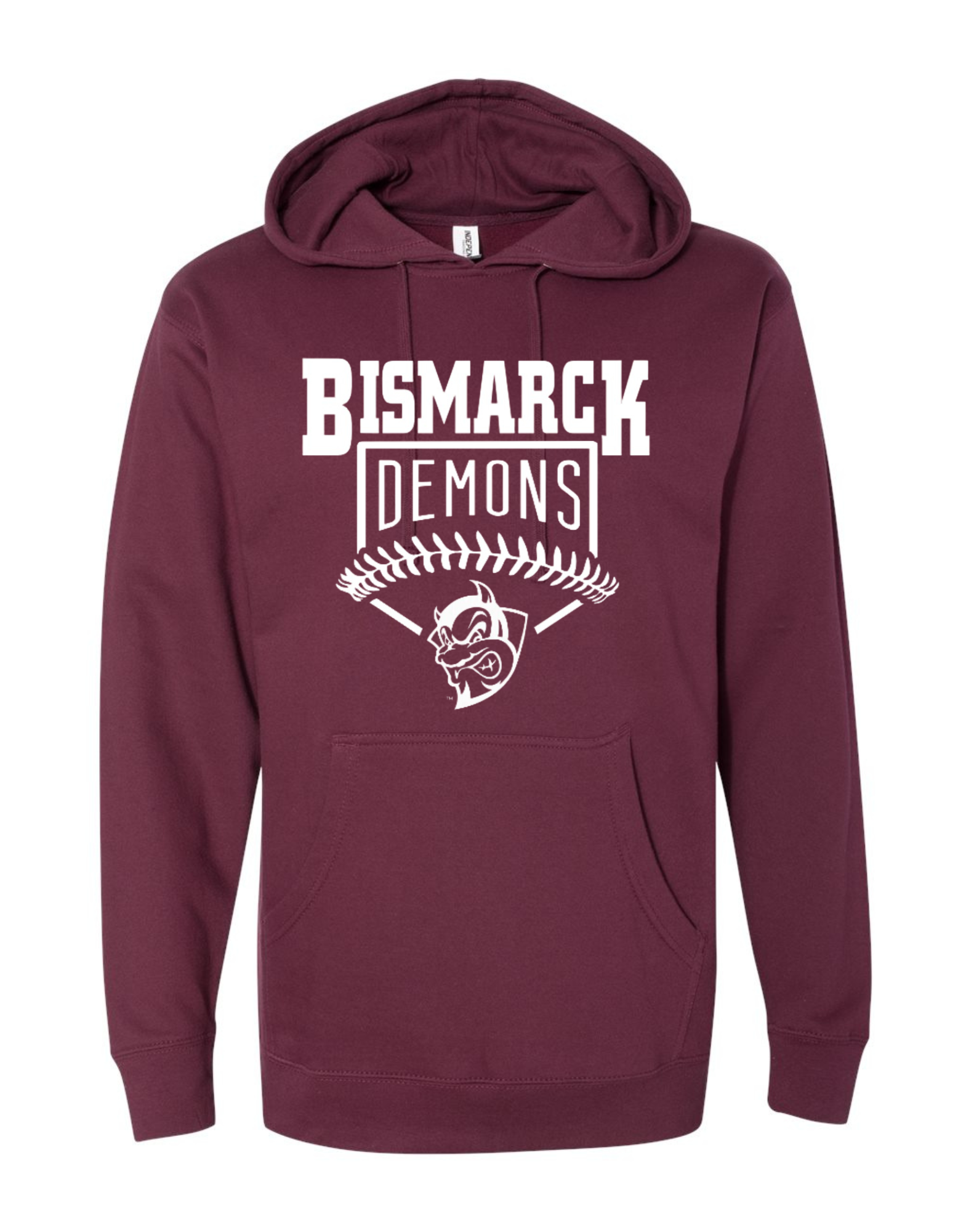 Adult Hoodie Bismarck Demons