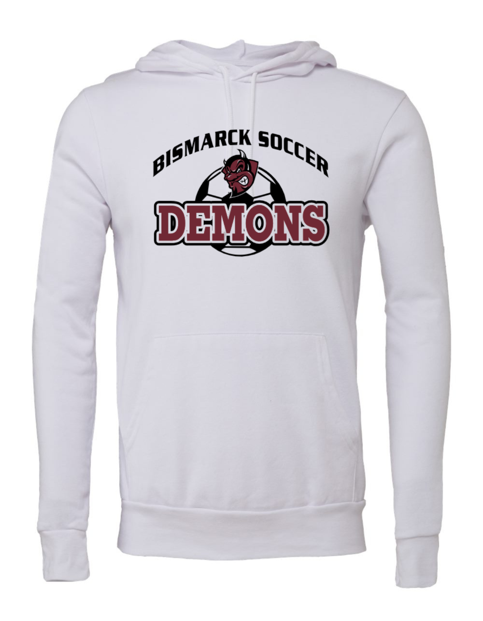 Demon Soccer Bella+Canvas Hoodie