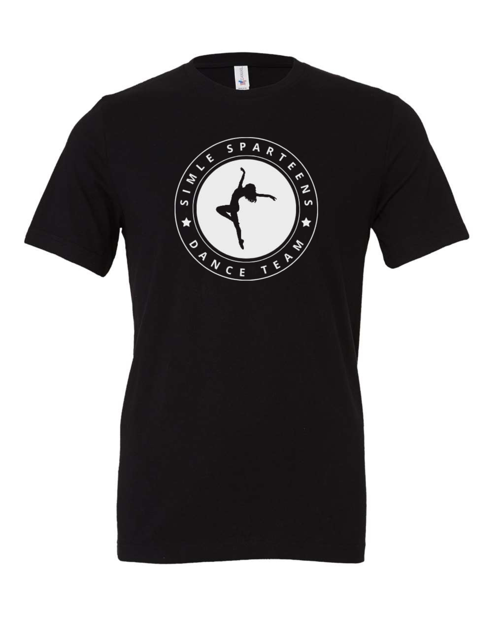 Round Simle Dance Tee