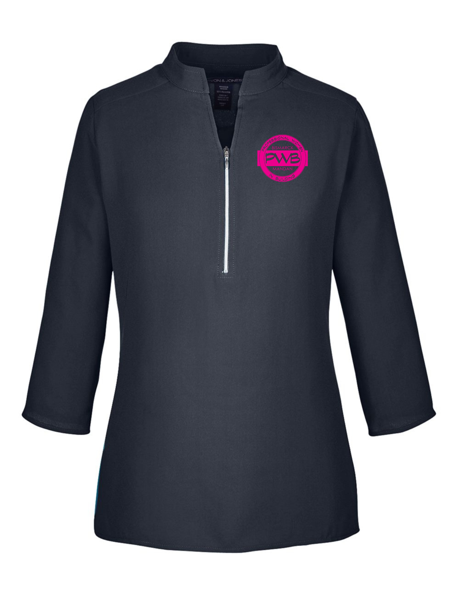 PWB Devon & Jones 3/4 Sleeve Crepe Tunic
