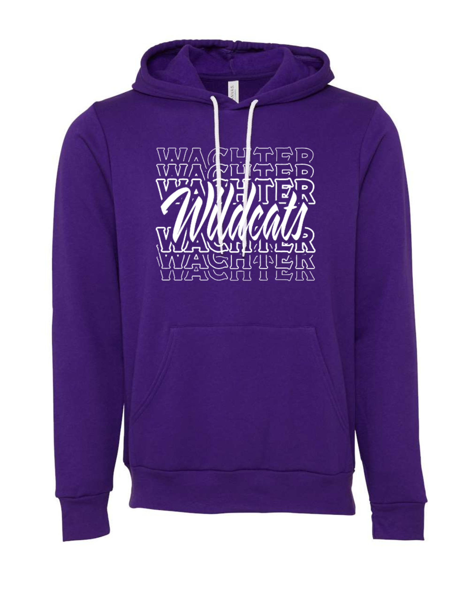 Adult Bella+Canvas Team Purple Hoodie