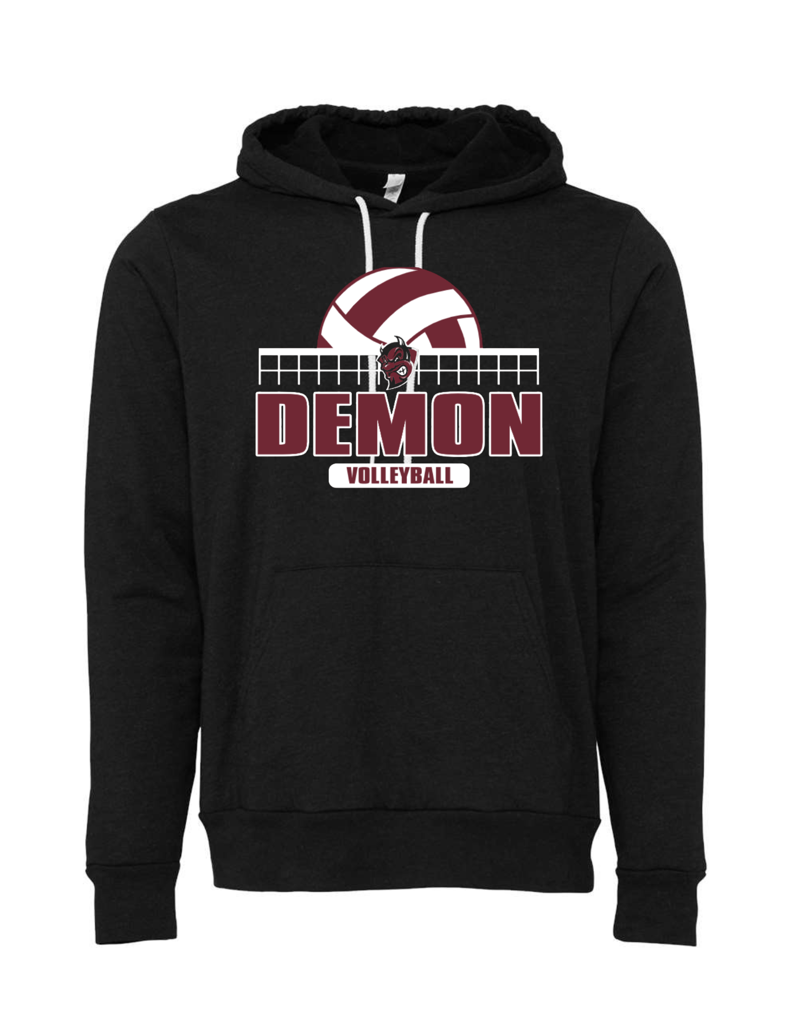 Demon Volleyball Bella+Canvas Hoodie