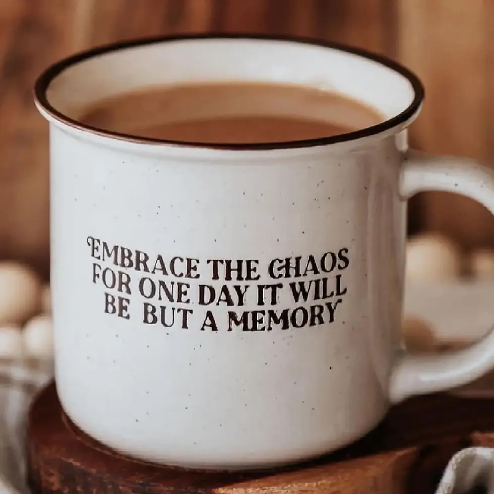 Thumbnail: EMBRACE THE CHAOS - hand crafted mug
