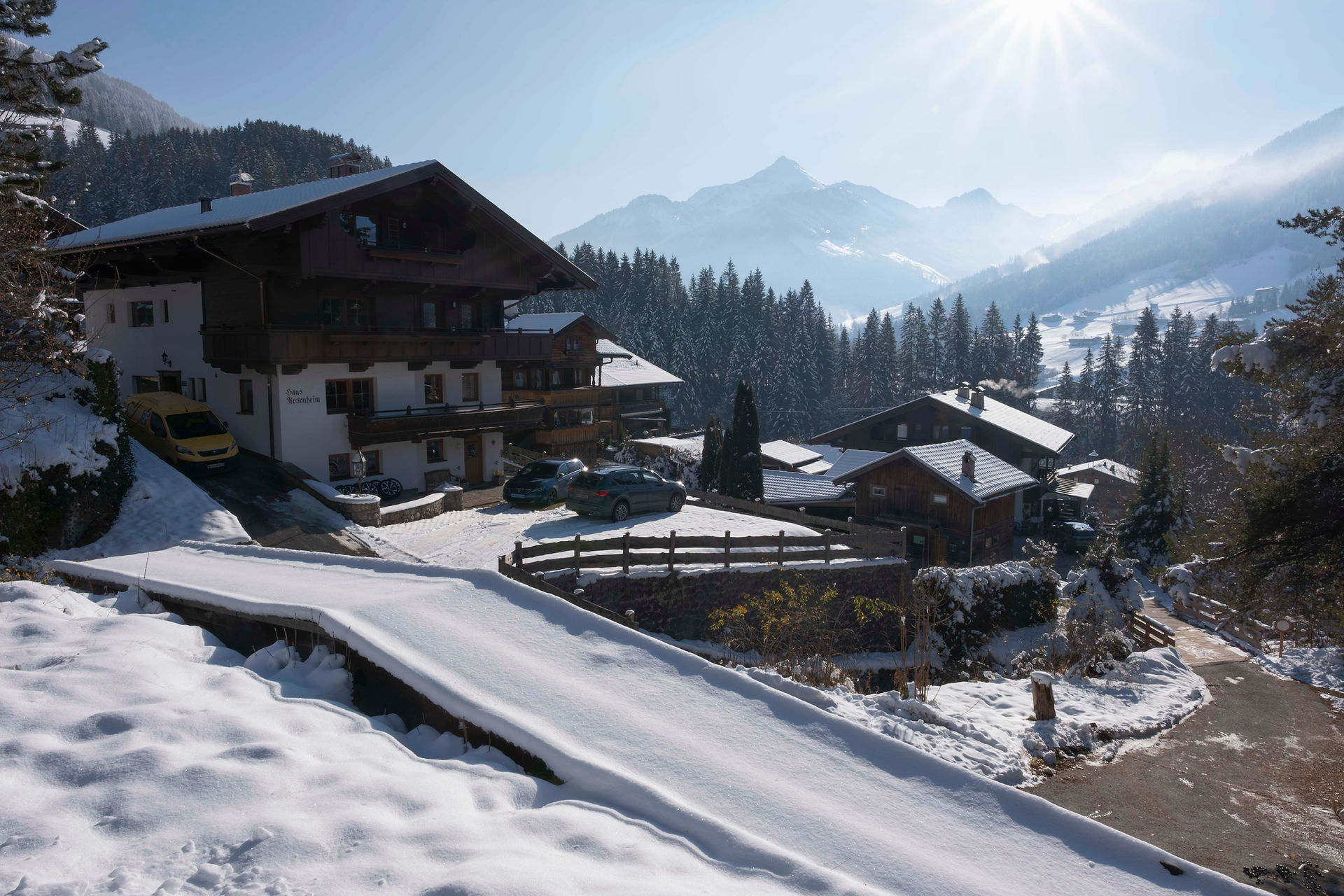 Traditionele architectuur in Alpbachtal