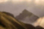 De Nockspitze bij Innsbruck bij zonsopkomst