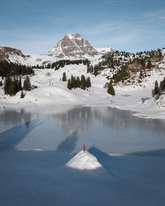 Körbersee winter Vorarlberg