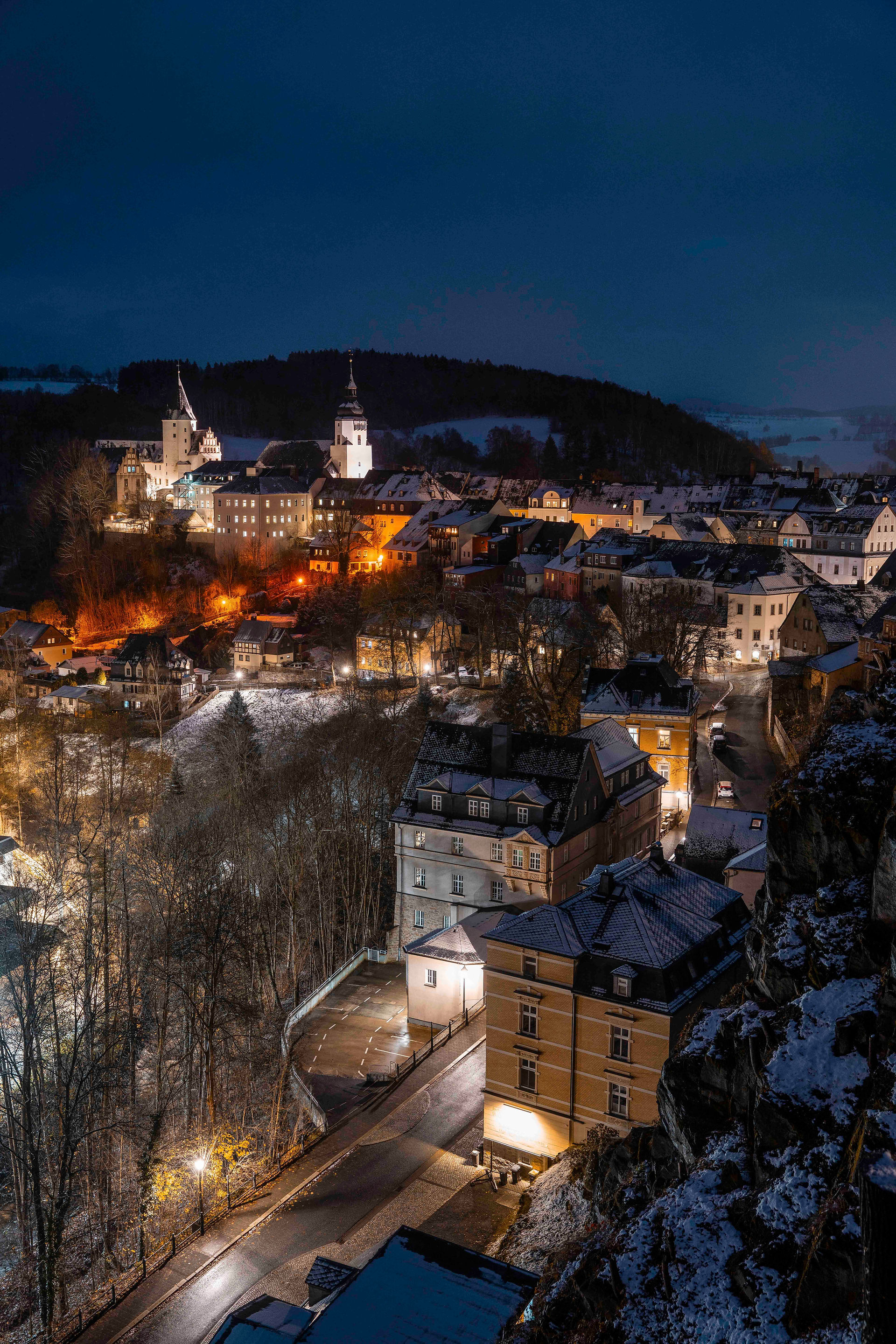 Schwarzenberg in de winter