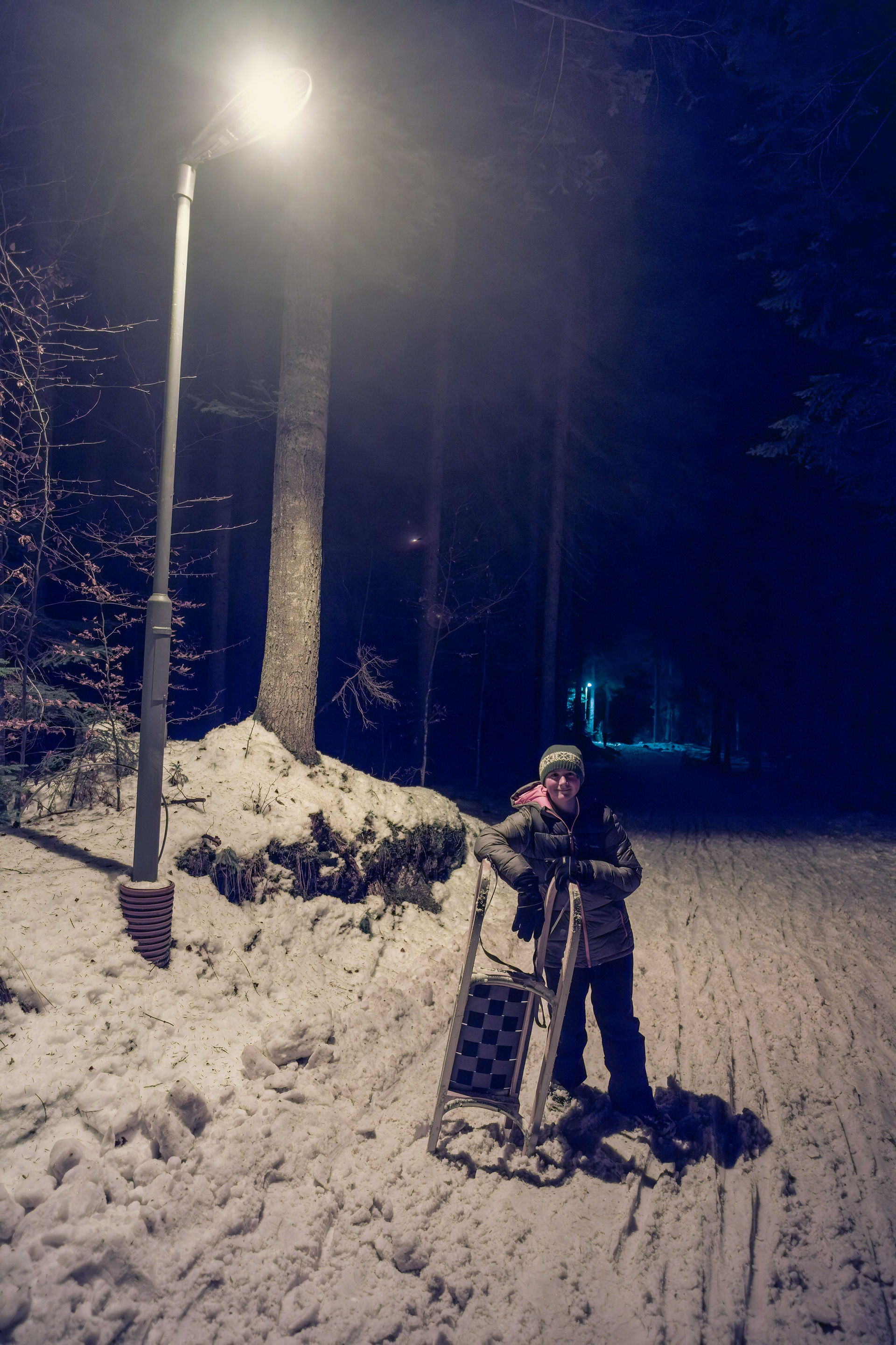 Katzenkopf nacht rodelen Leutasch